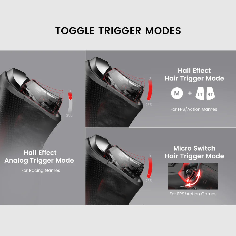 Gamesir Cyclone 2 Wireless Controller with Hall Effect Joysticks for PC, Steam, Switch, iOS & Andrioid